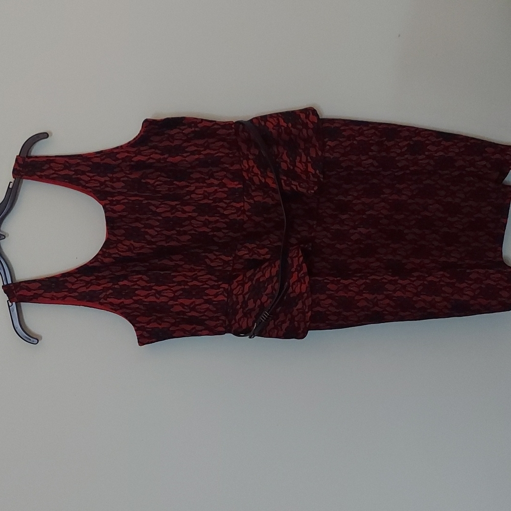 Red and Black Torrid dress size 16. NWT